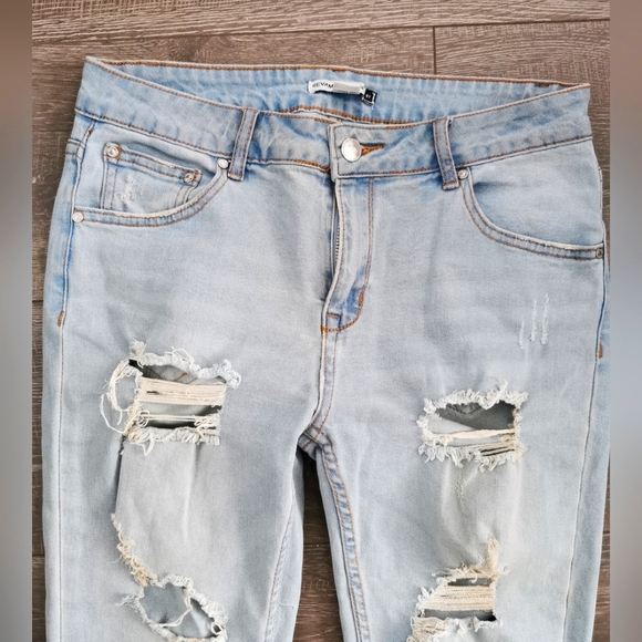 Revamped women's boyfriend jeans size 27 - Picture 4 of 6